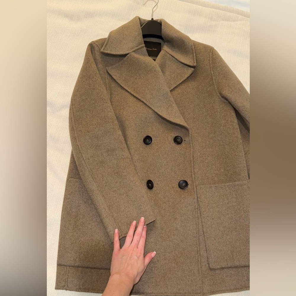 Massimo Dutti Camel Wool Coat